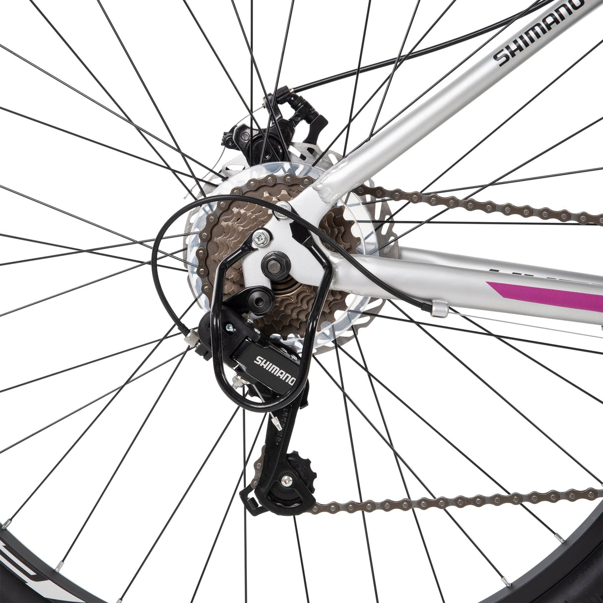 Huffy Rangeline Women’s Mountain Bikes, 27.5 inch, Silver