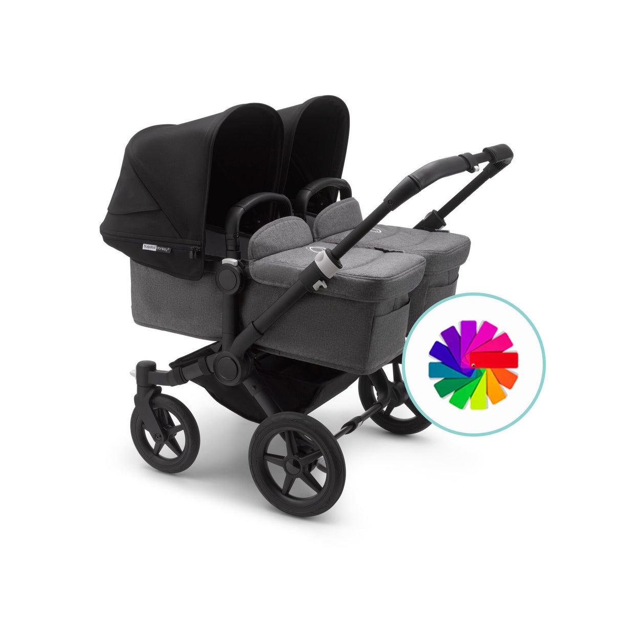 Bugaboo Donkey 3 Twin Double Stroller (2 Seats and 2 Bassinets) - Customize Your Own