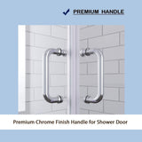 SUNNY SHOWER 34 in. W x 34 in. D x 72 in. H Corner Entry Enclosure With Sliding Doors
