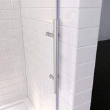 ELEGANT Frameless Sliding Shower Doors 48 in. W x 76 in. H