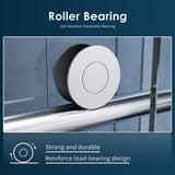 ELEGANT Frameless Bathtub Sliding Doors 60 in. W x 62 in. H